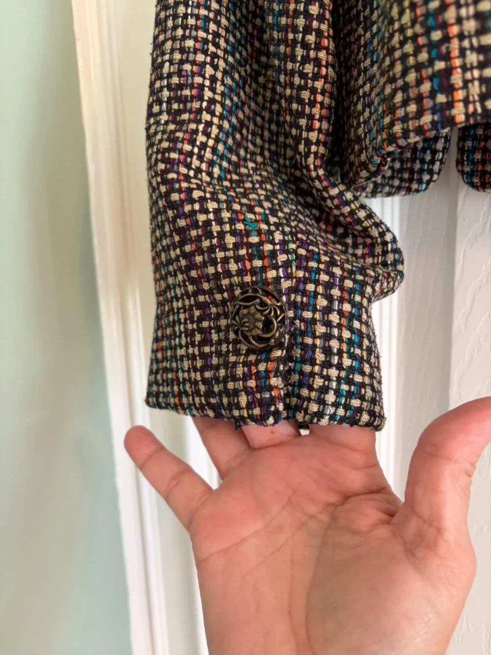 Doncaster Silk Multicolor Blazer Size 4